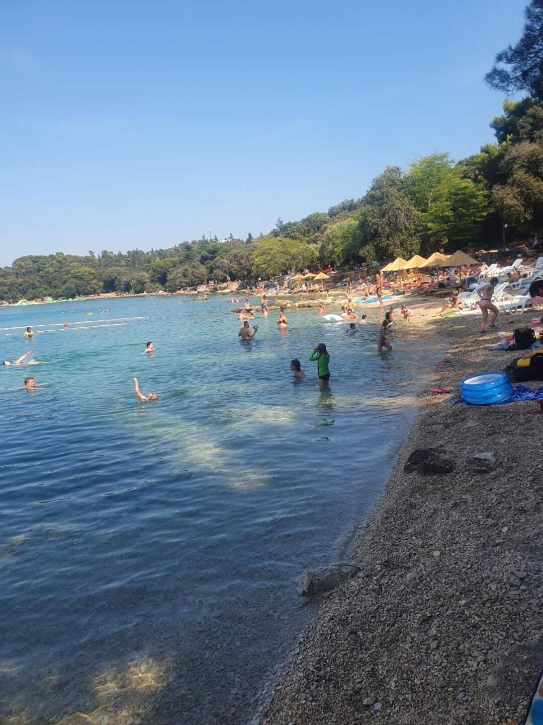 Am Strand, Strandtücher