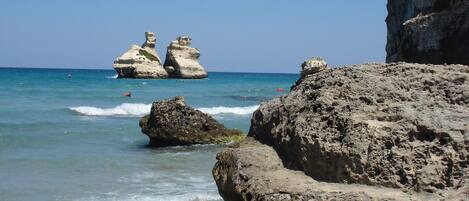 Beach nearby, beach towels