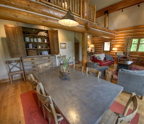 Dining - 4 Bedroom Luxury Ski in/ Ski Out Powder Ridge Cabin W/ Hot Tub (Big Sky)