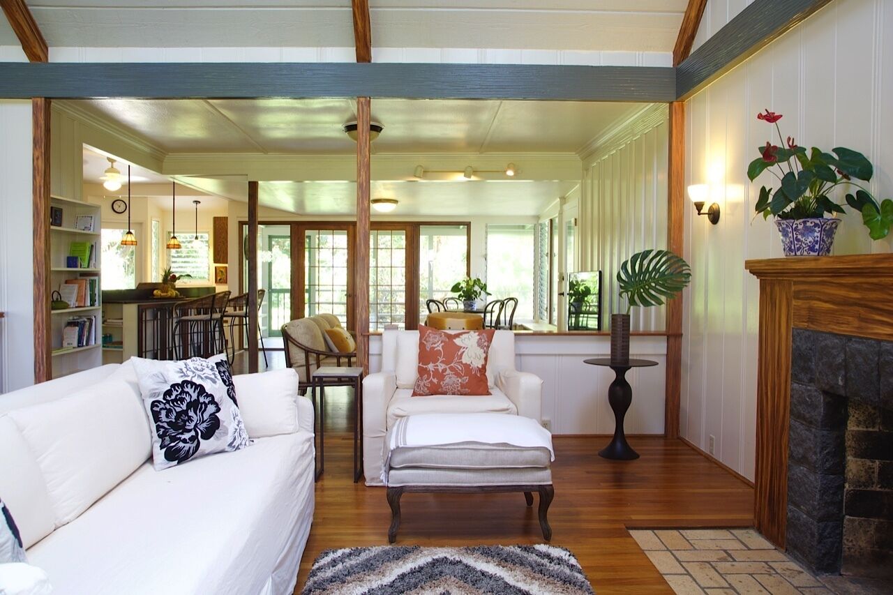 Elegant 1937 Home Steps Away from Black Sand Beaches