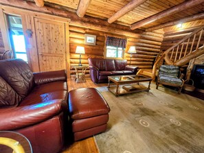 Fernseher, Kamin, DVD-Player