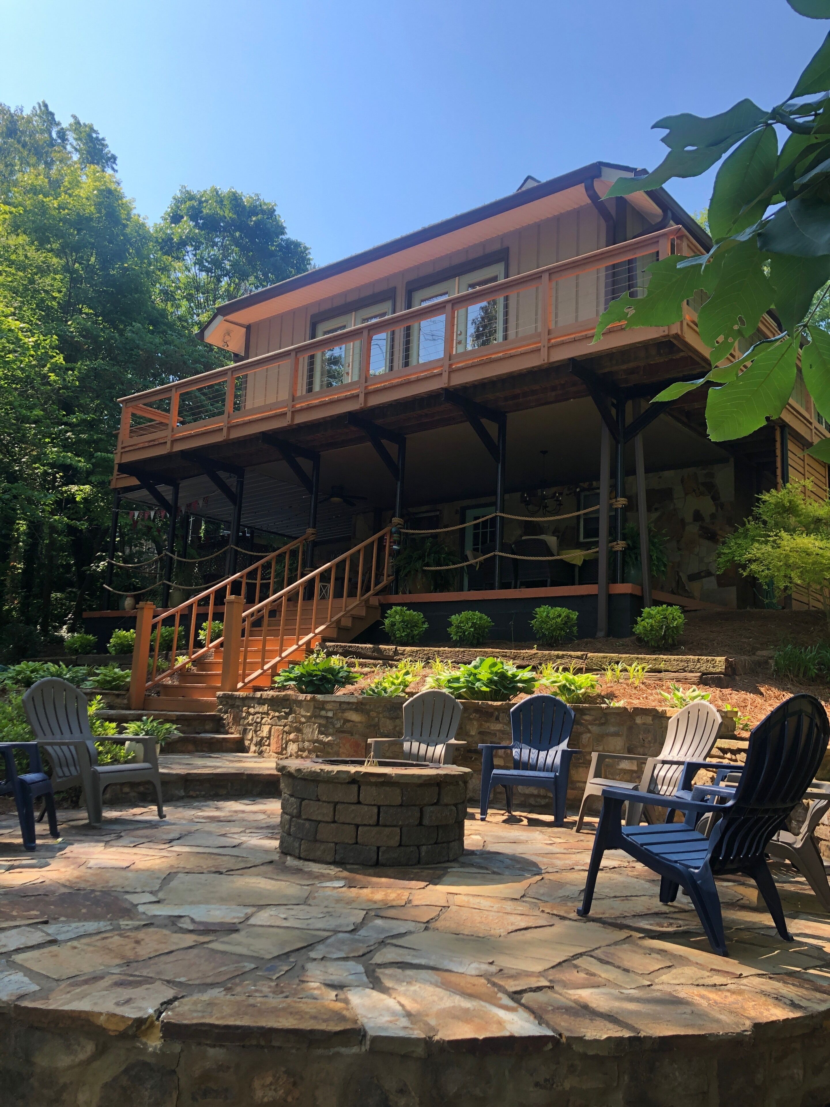 Lake Hartwell, Waterfront, Clemson Football, Firepit