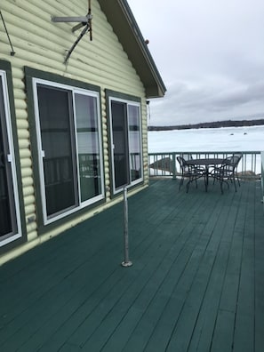 Outdoor dining - Northern Maine Lake Camp (Millinocket)