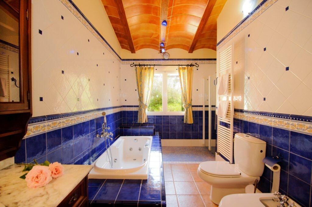 Dusche, Whirlpool, Haartrockner, Bidet