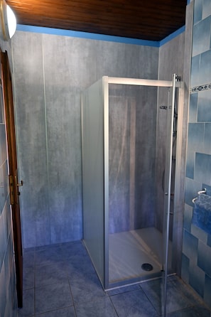 Shower, hair dryer