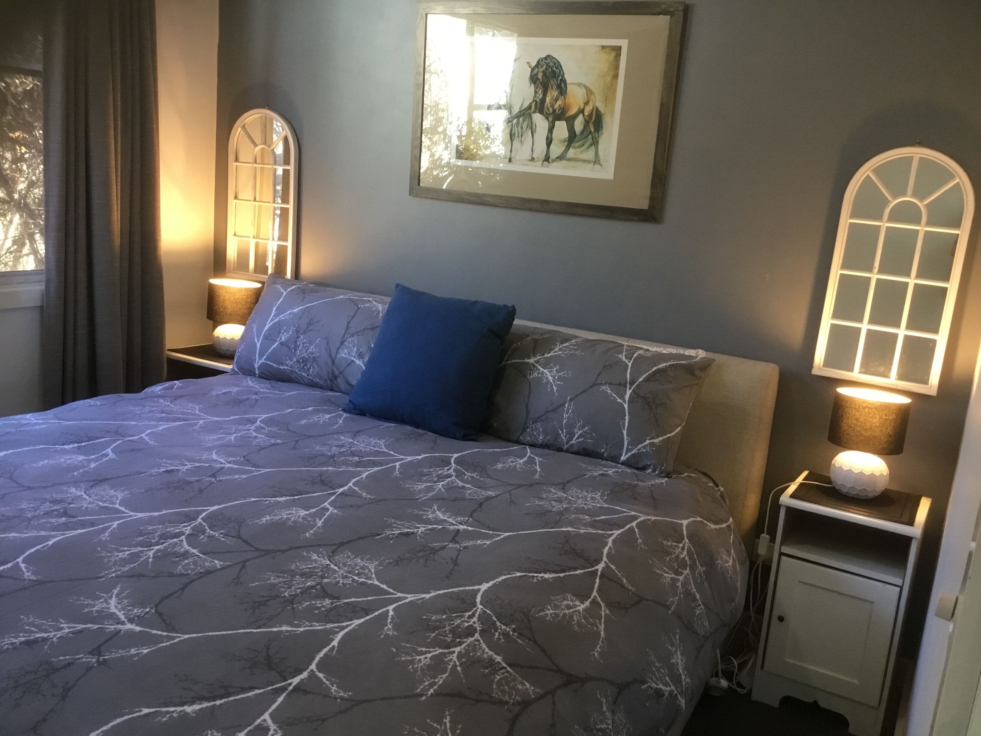 2 bedrooms, iron/ironing board, travel cot, WiFi