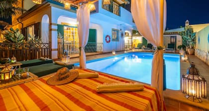 Riad Serpa Galé Beach-4 chambres en suite 8 personnes