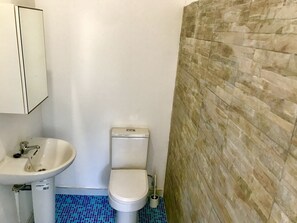 Shower, towels, toilet paper - Rental of rural rooms (Villar del Arzobispo)