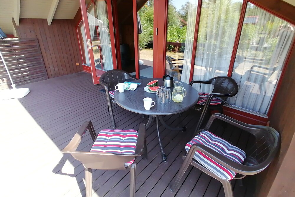 Year-round relaxation in a Danish holiday home with a fireplace in Gartow am See