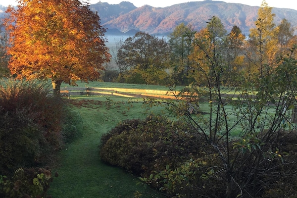 Ausblick auf Wettersteingebirge