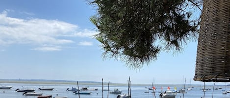 Vlak bij het strand