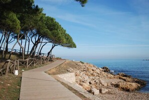 På stranden, liggestole