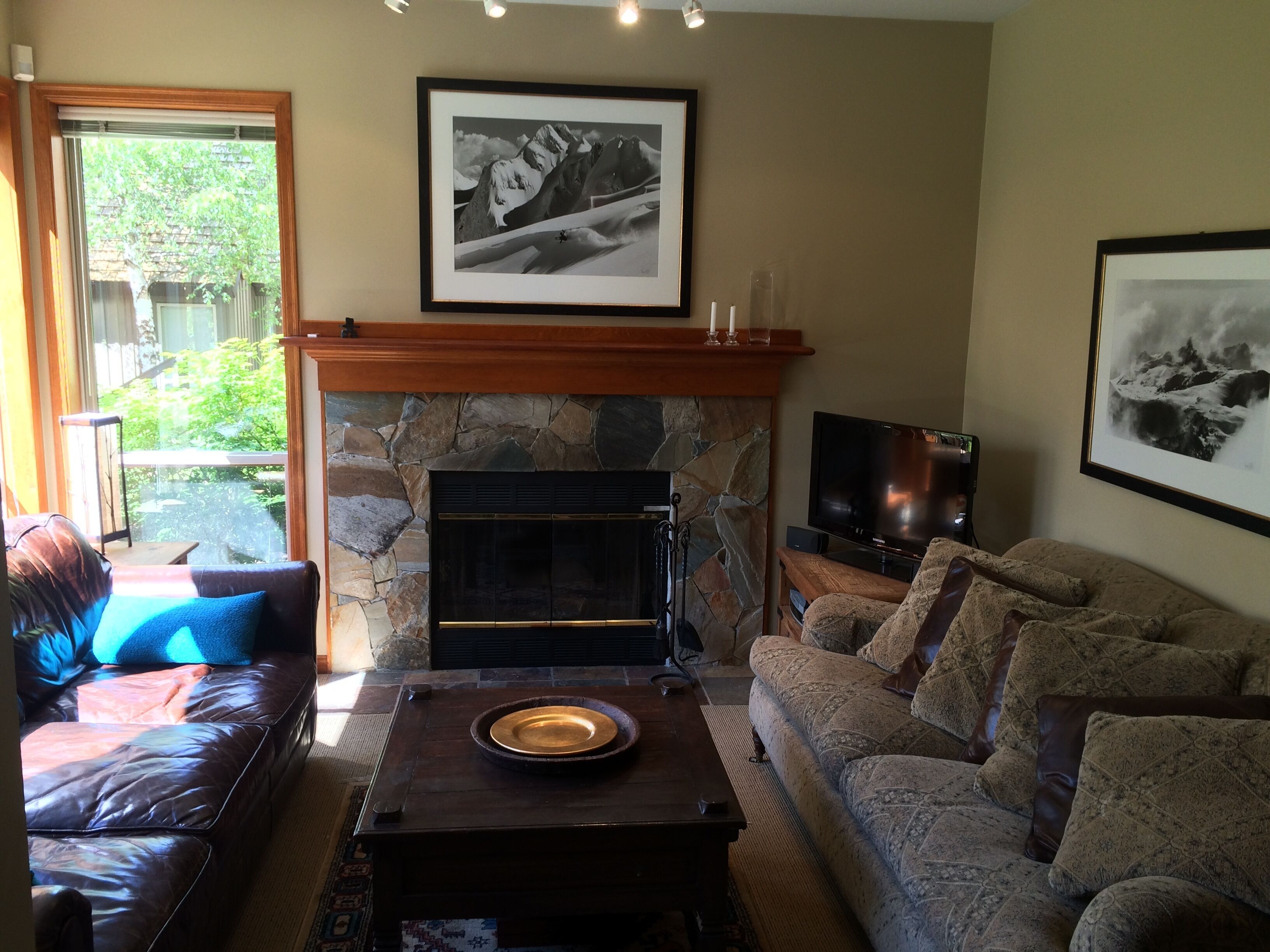 True Ski-in/Ski-out. Updated. Blackcomb. Sunny! Sleeps 4.