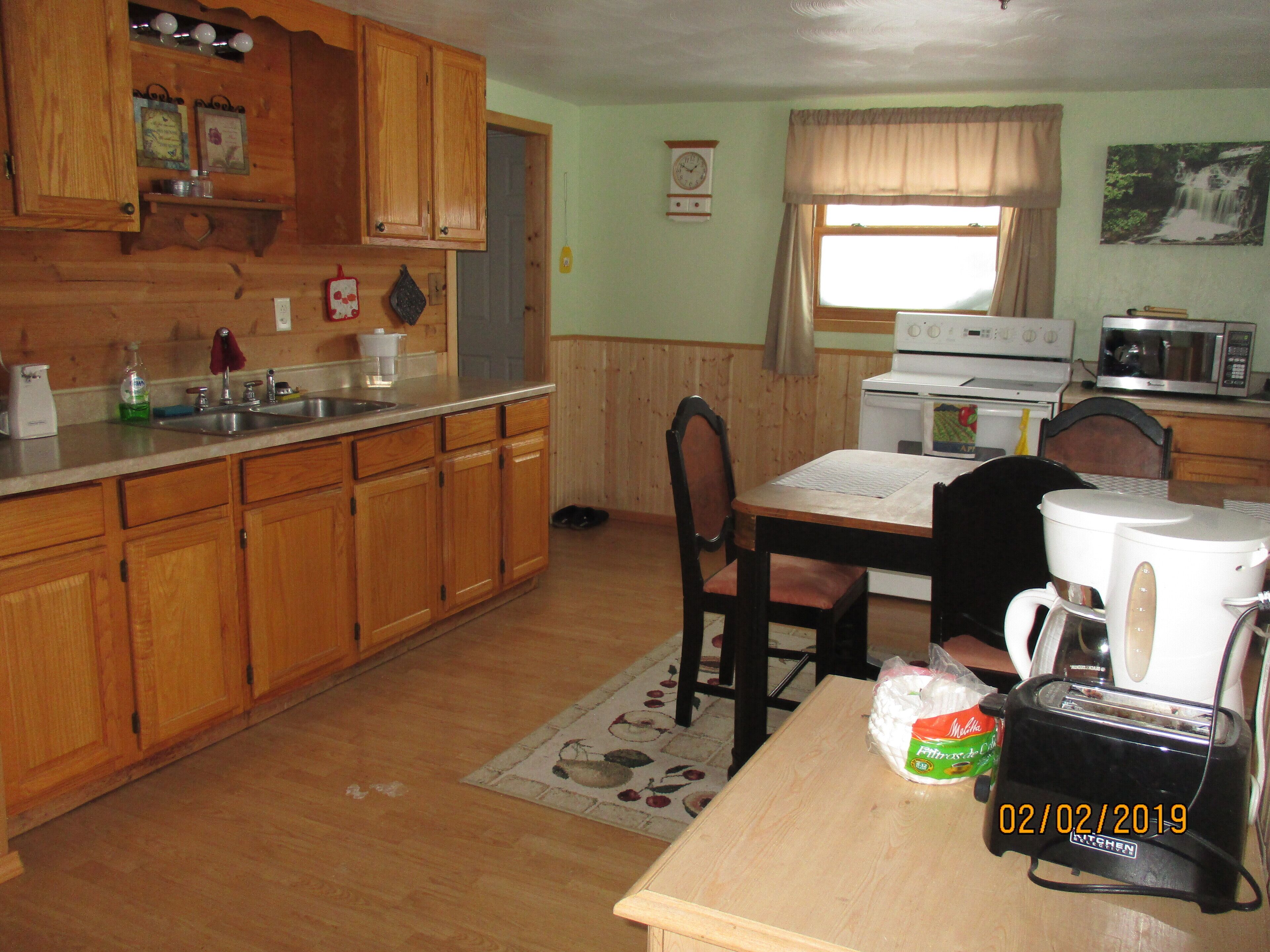 Kayakers Cove overlooks Munising Bay bike to town
