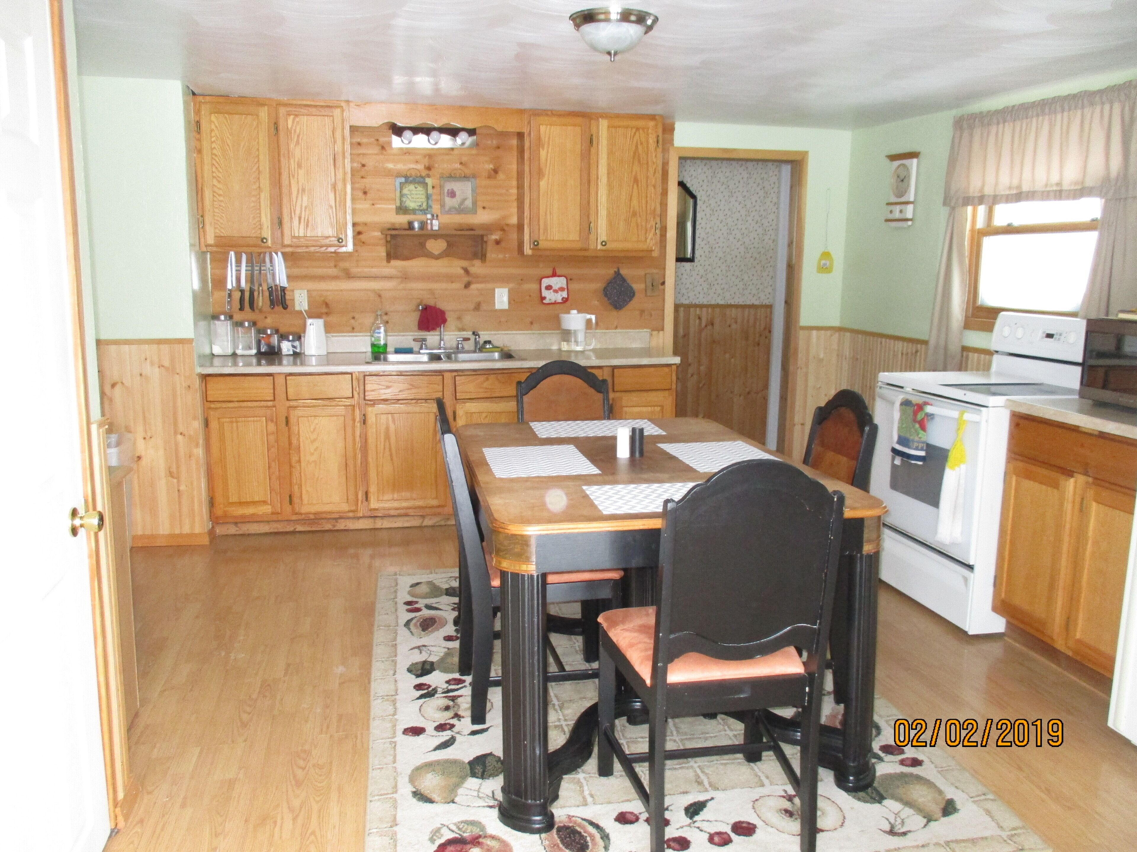 Kayakers Cove overlooks Munising Bay bike to town
