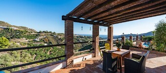 Mountain farmhouse with sea views