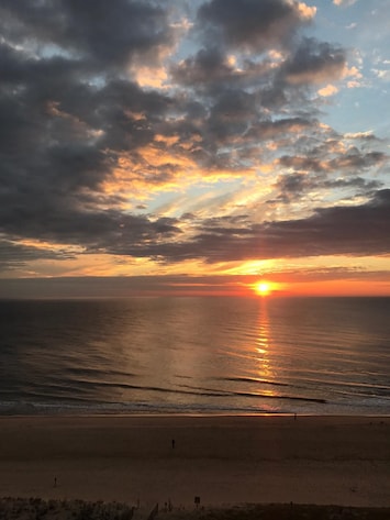 RISE AND SHINE ! It's a great day at the beach. From your balcony every AM !!!