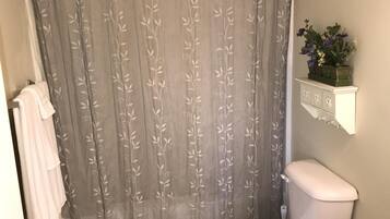 淋浴/盆浴组合、吹风机、毛巾