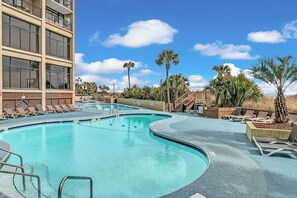 Indoor pool, outdoor pool