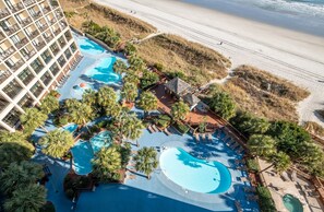 Indoor pool, outdoor pool