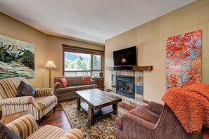 TV, peis, DVD-spiller og bøker