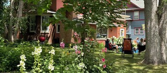 Delightful basement studio in the heart of lake country ideal for two