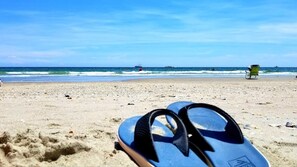 En la playa
