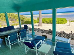 Outdoor dining - Awesome Sea Views! Secluded Beach (Little Cayman Island)