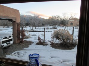 Enjoy the serene view of the surrounding landscape from the comfort of your room.