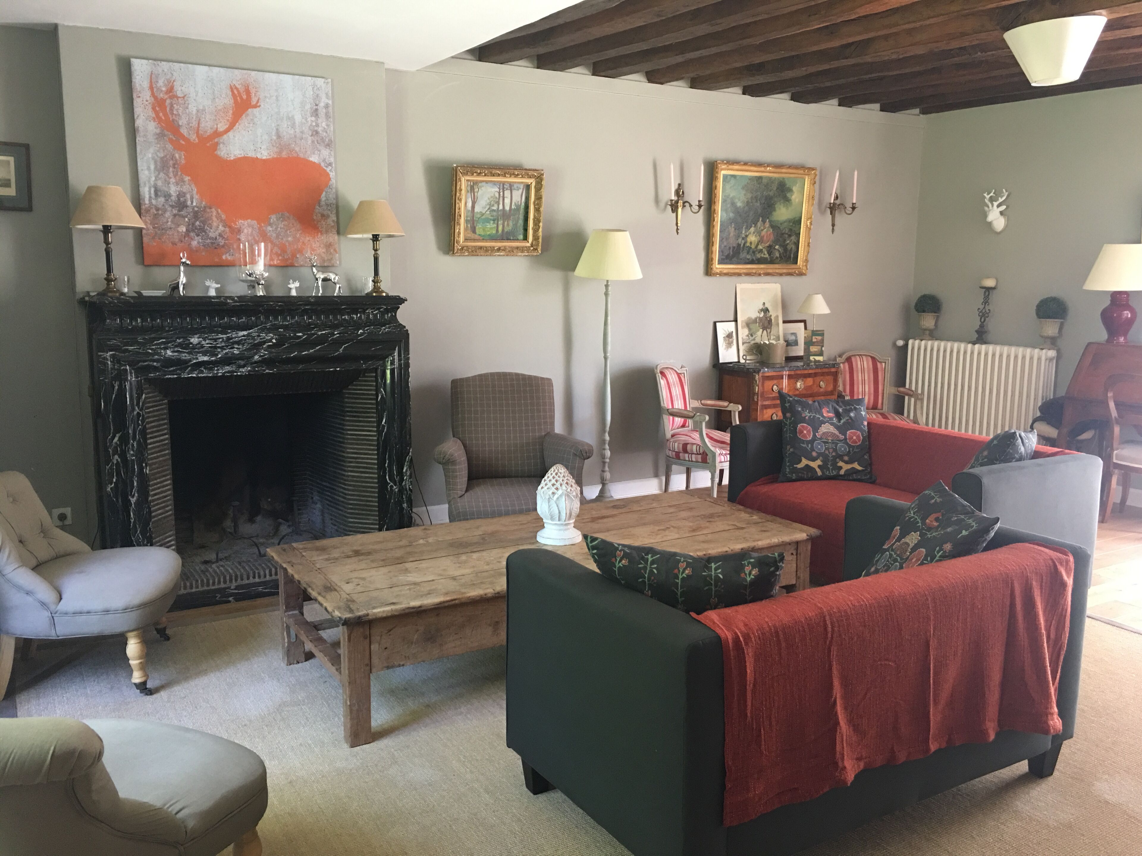 CHEVERNY. Large house 8 people (4 bedrooms) with garden