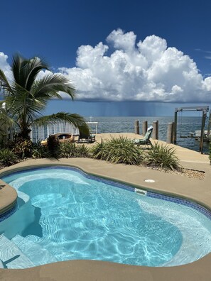 Una piscina climatizada