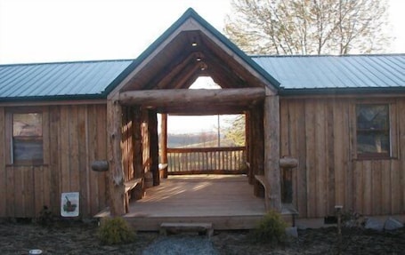 Property grounds. Family friendly cabins near Galax, VA & the Blue Ridge Music Center