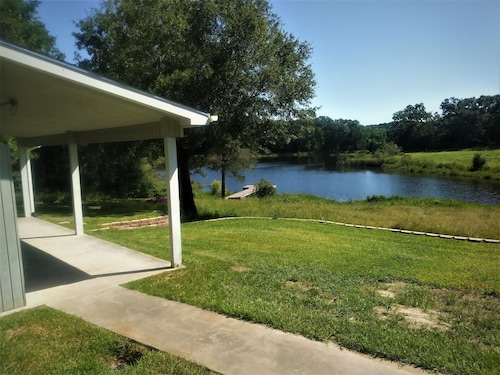 Lake cabin at B2 Ranch
