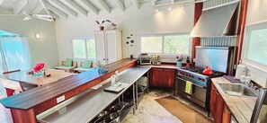 Fridge, microwave, oven, stovetop - Sail View Villa | St. John (Coral Bay)