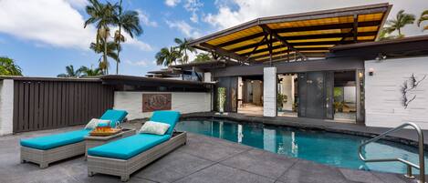 Una piscina climatizada