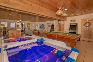 Games room - Tanasi Lodge | Wake Up to Top-of-the-World Views | 10BR | Sleeps 30 (Sevier County)