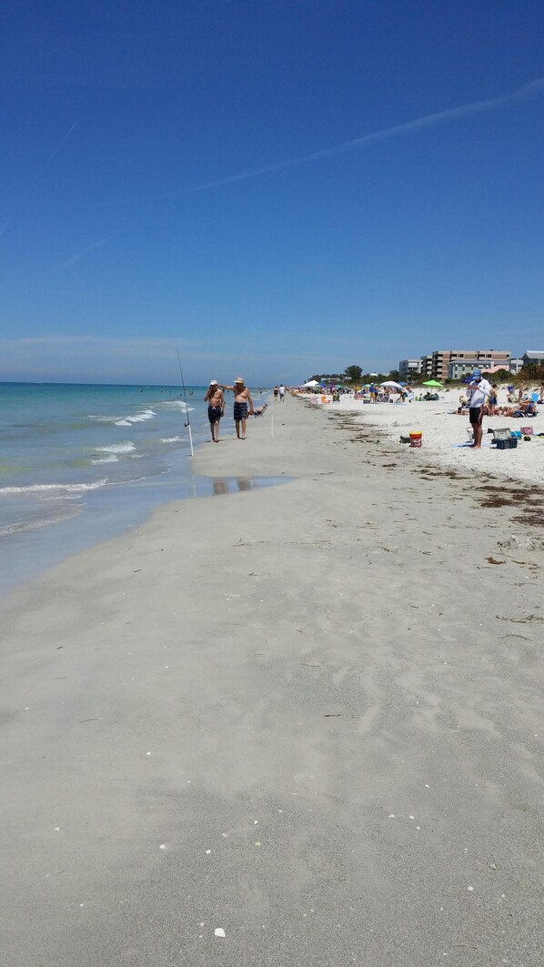 Aan het strand