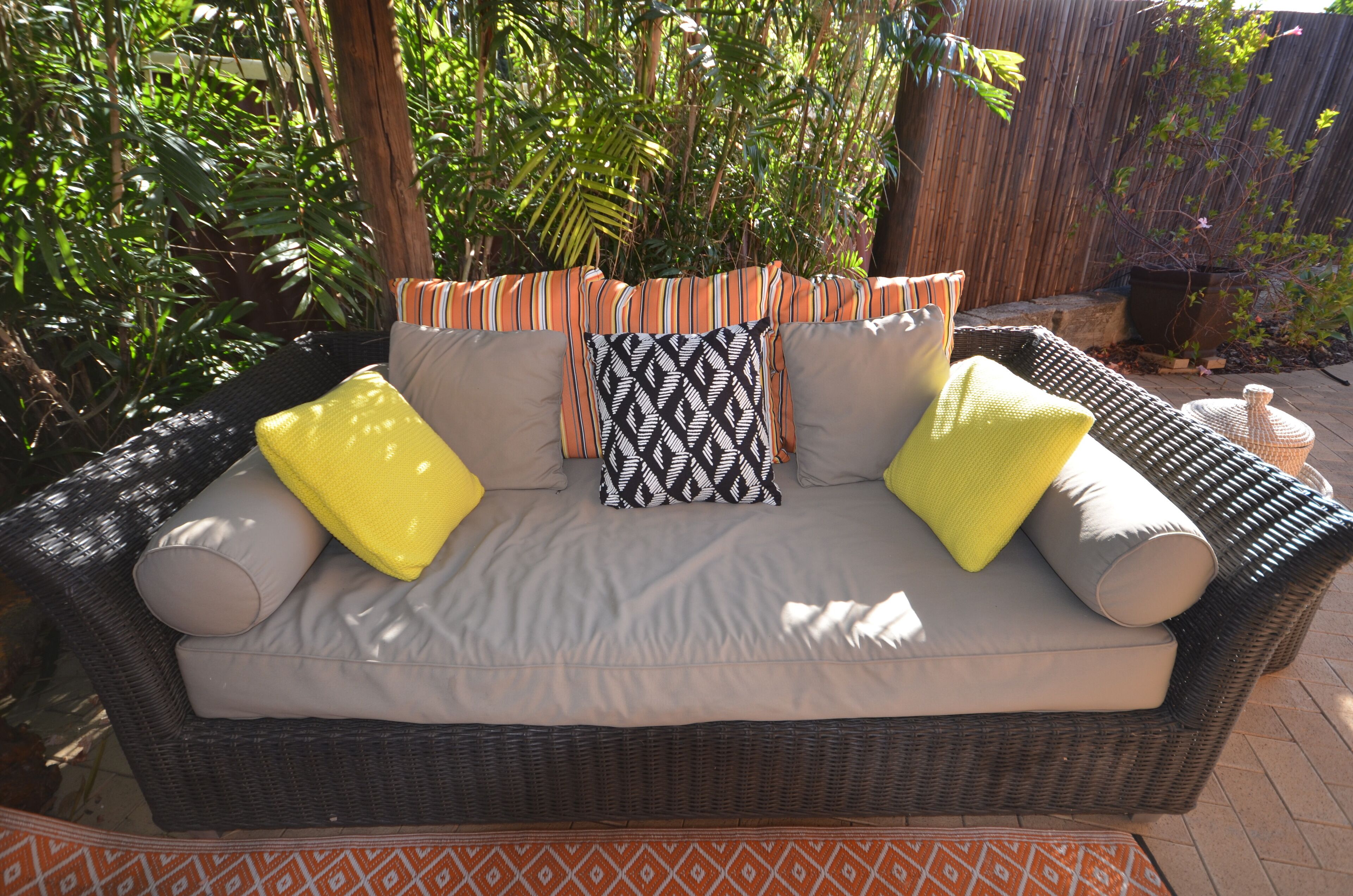 Peace and quiet in the hidden courtyard