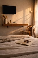 Minibar, caja de seguridad en la habitación y escritorio