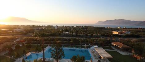 Blick von der Unterkunft