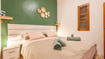 2 多间卧室、熨斗/熨衣板、免费 WiFi、床单