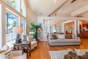 TV, DVD player - 1290 - Perfect Sunset, Gorgeous Sound & Sunset Views. Private Pool. (Corolla)