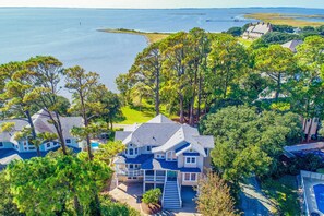 Exterior - 1290 - Perfect Sunset, Gorgeous Sound & Sunset Views. Private Pool. (Corolla)