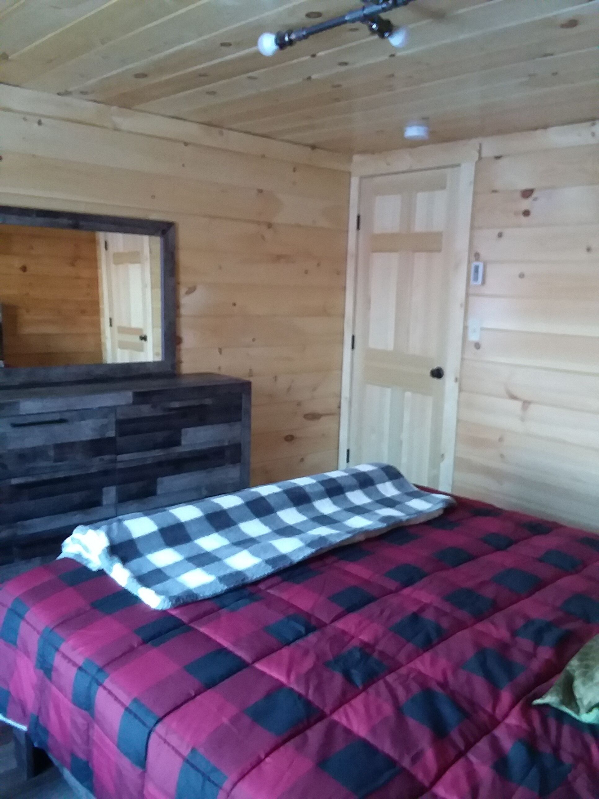 Rustic Modern Log Cabin with Lake Superior Views