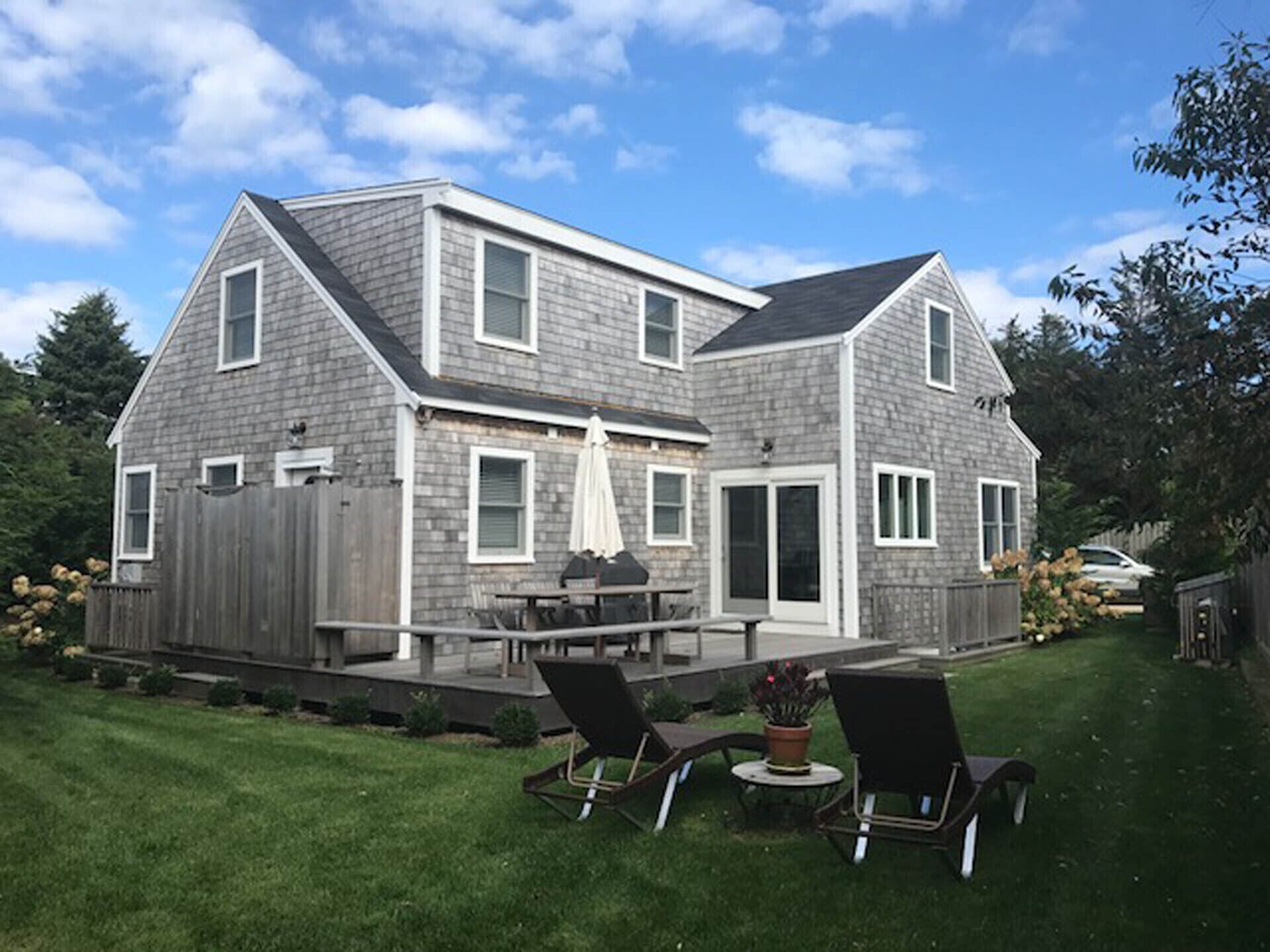 New, quality finishes, private baths, Sunny southern deck, walk to Town