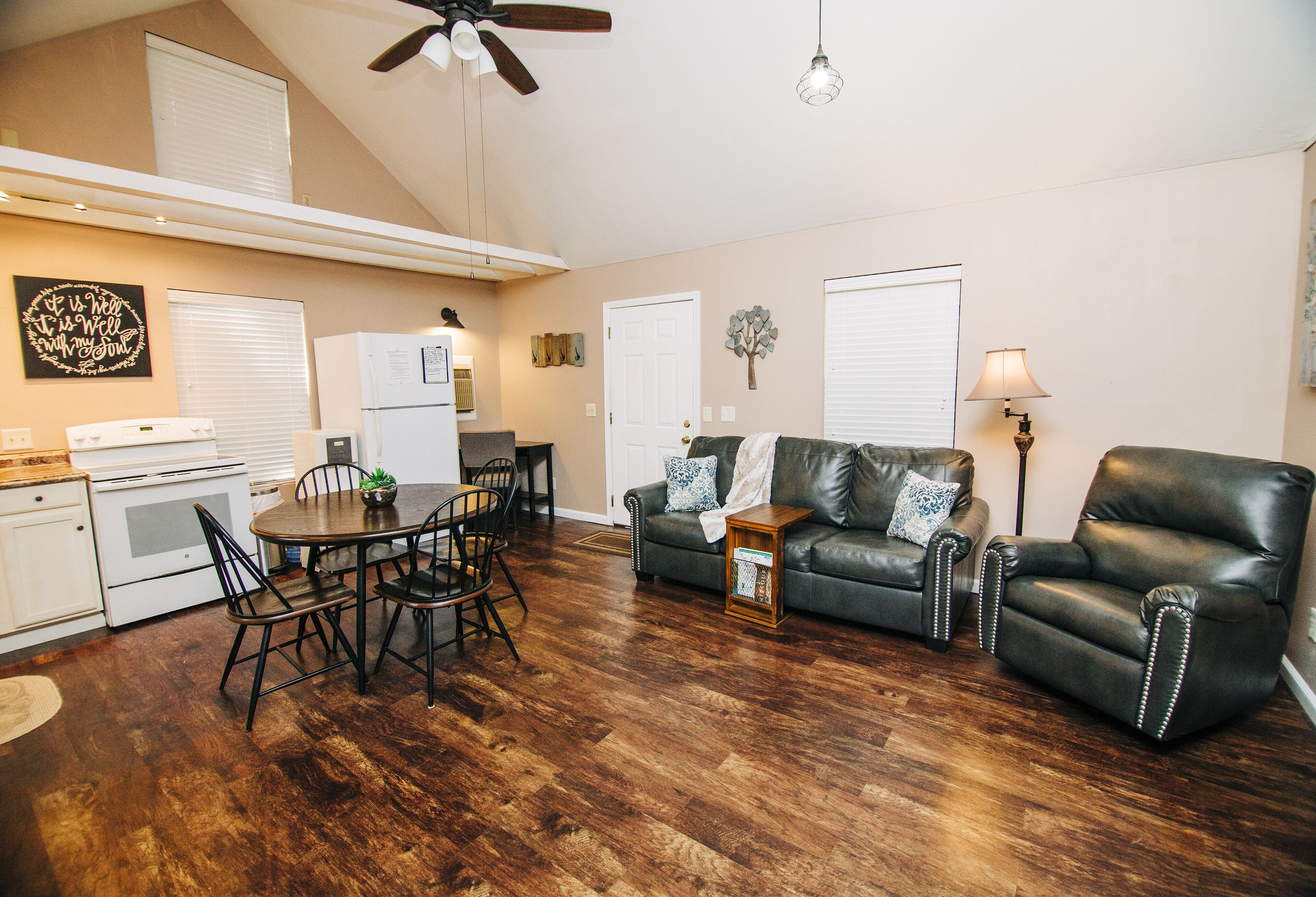 Cozy cabin nestled in the Ozark woods 