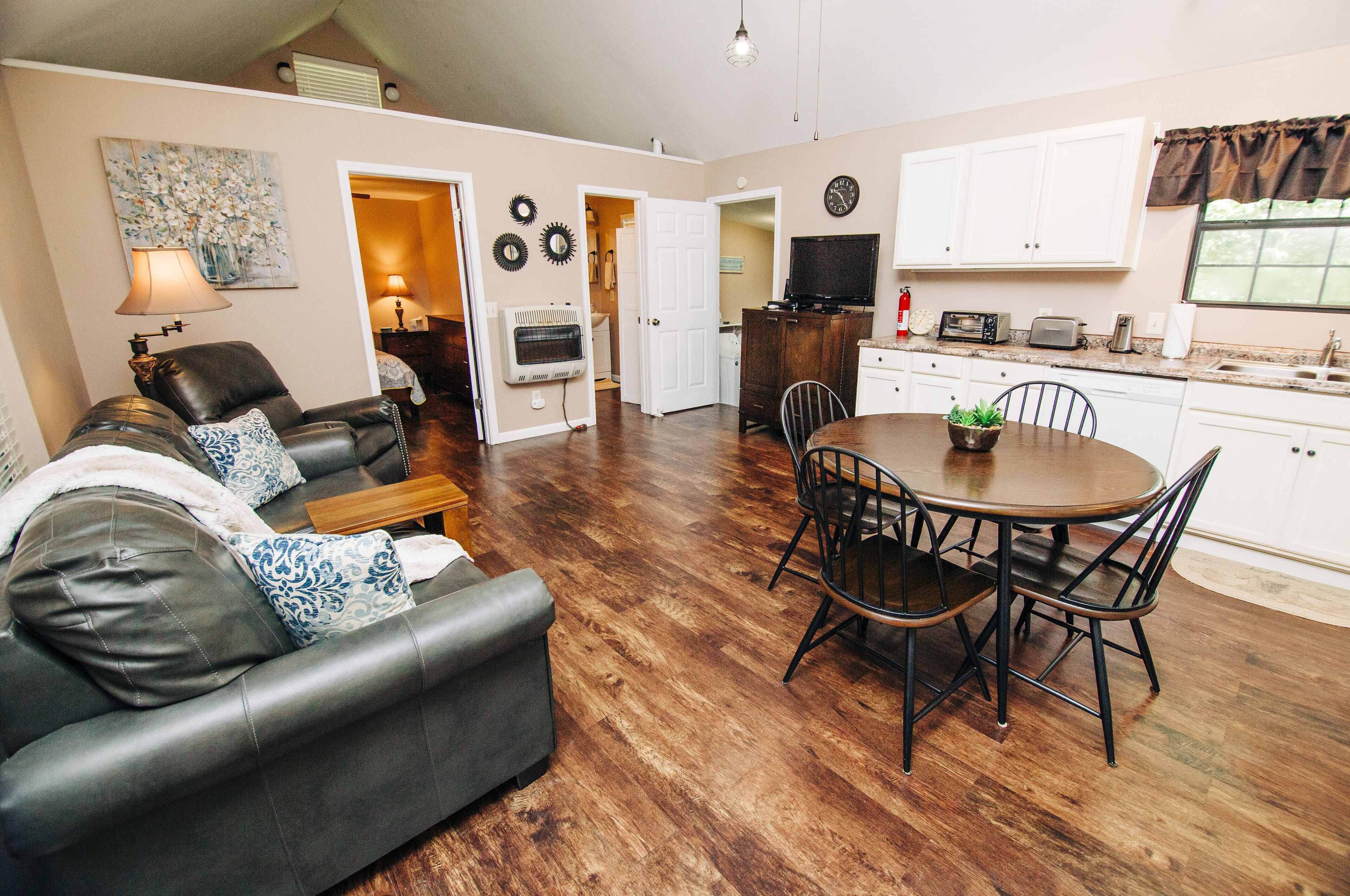 Cozy cabin nestled in the Ozark woods 