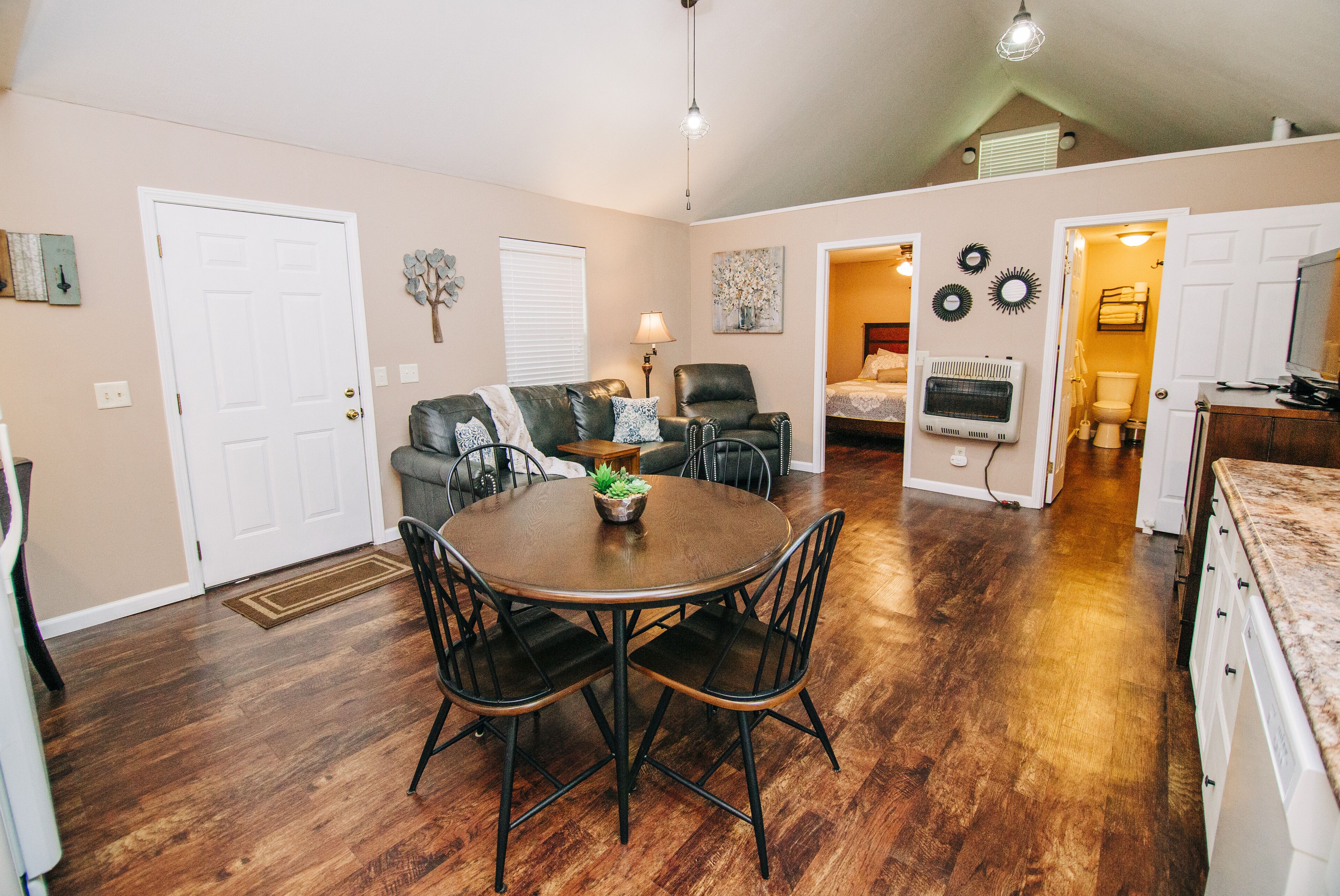Cozy cabin nestled in the Ozark woods 