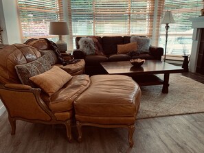 TV, lareira, DVD player