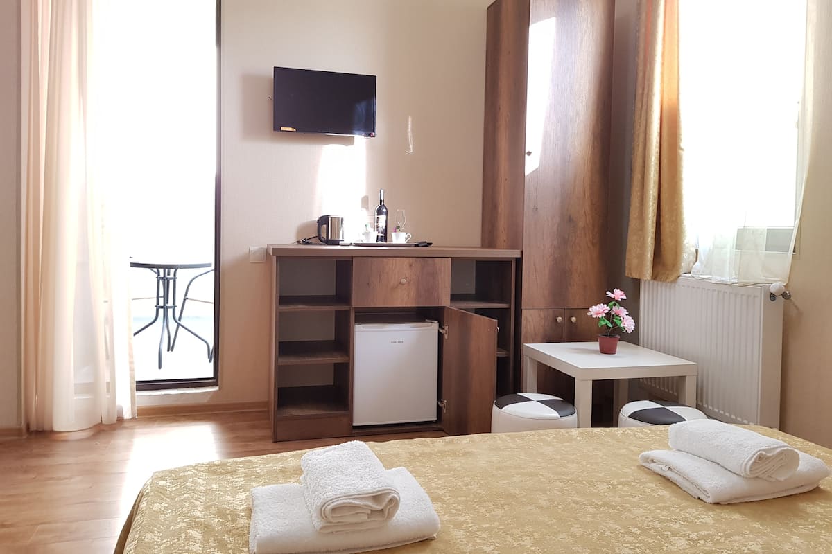 Standard Double Room, Terrace | Minibar, blackout curtains, cots/infant beds, rollaway beds